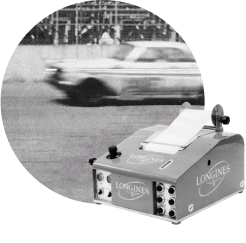 Cronógrafo equipado con una impresora de dos pistas y basado en un dispositivo de cuarzo