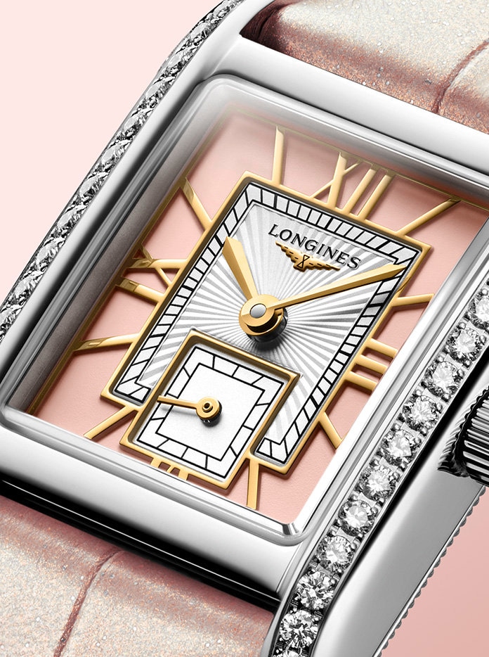 Longines dolce discount vita rose gold