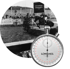 De eerste stopwatch met een uurwerk met hoge frequentie: 36.000 slagen per uur